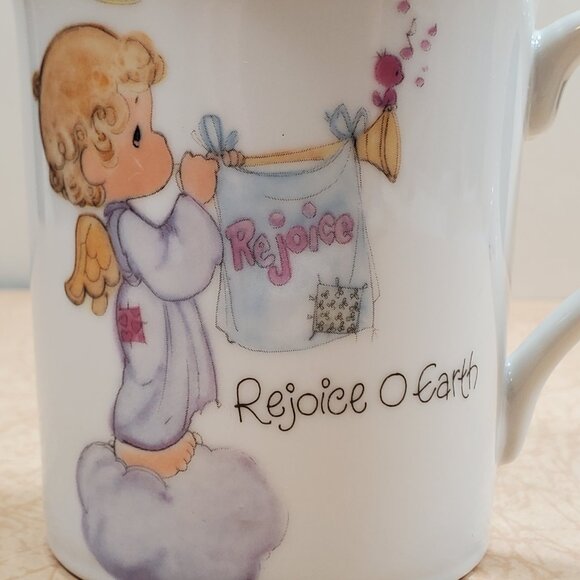 Precious Moments REJOICE Cup 3.5 inches tall x 3 wide Collectible Vintage 1984 - Picture 2 of 6